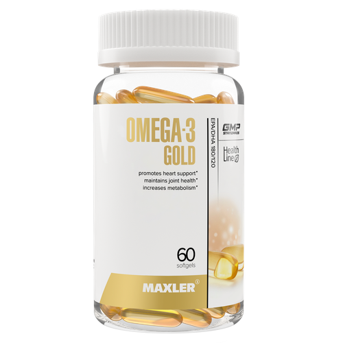 Омега-3 Голд Maxler Omega-3 Gold 60 шт (USA) фото, описание