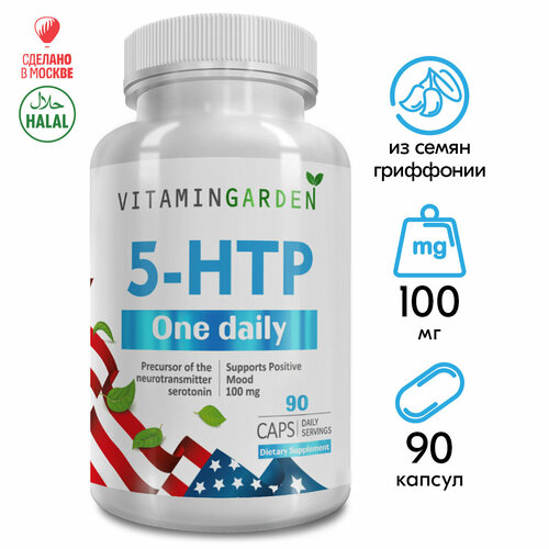 5 HTP, триптофан, для здорового сна и похудения, 90 капсул фото, описание