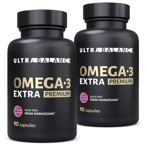 Omega-3 Extra Premium капс., 200 г, 90 шт., 2 уп. фото, описание