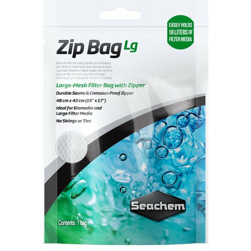 Мешок для наполнителей Seachem Zip Bag L (48х43см) фото, описание