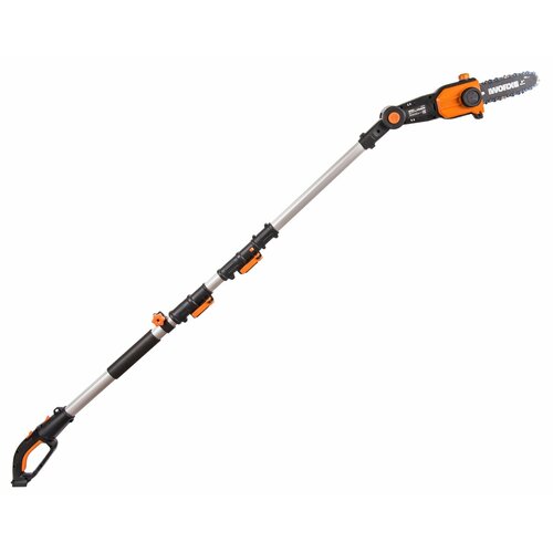 Цепная пила Аккумуляторная телескопическая WORX WG349E.9, 20В, 20 см, без АКБ и ЗУ фото, описание