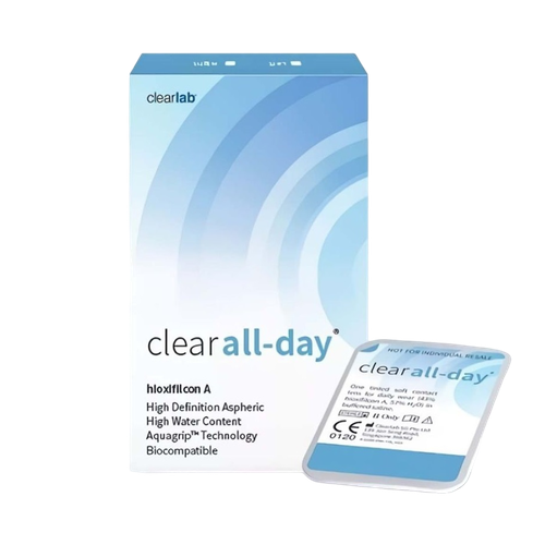 Контактные линзы Clearlab Clear All-day, 6 шт., R 8,6, D -3,5, 1 уп. фото, описание