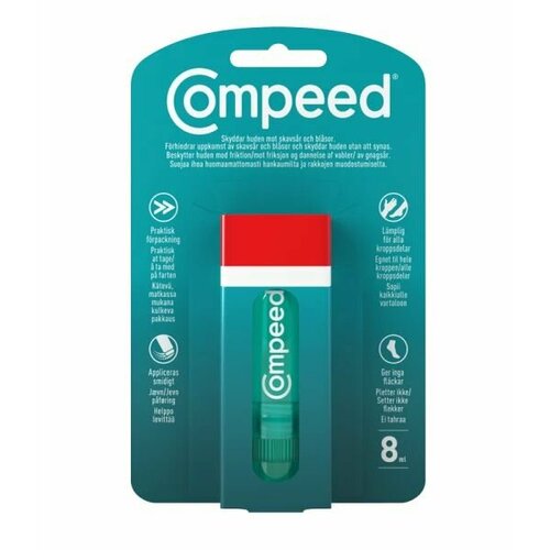 Карандаш Компид Compeed от образования мозолей на ногах, 8 мл Финляндия фото, описание