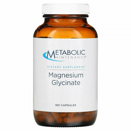 Metabolic Maintenance, глицинат магния, 180 капсул фото, описание