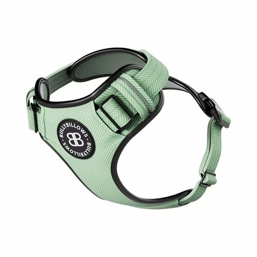 фото Шлейка Premium Dog Harness v2.0 TWEED BullyBillows (мятный / XL), купить онлайн за 8100 рубл.