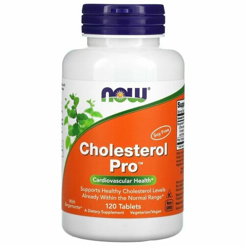 NOW Cholesterol Pro 120 tab / Нау Холестерол Про 120 таб фото, описание