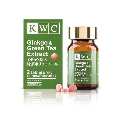 KWC Ginkgo & Green Tea Extract таб., 105 мл, 105 г, 60 шт. фото, описание