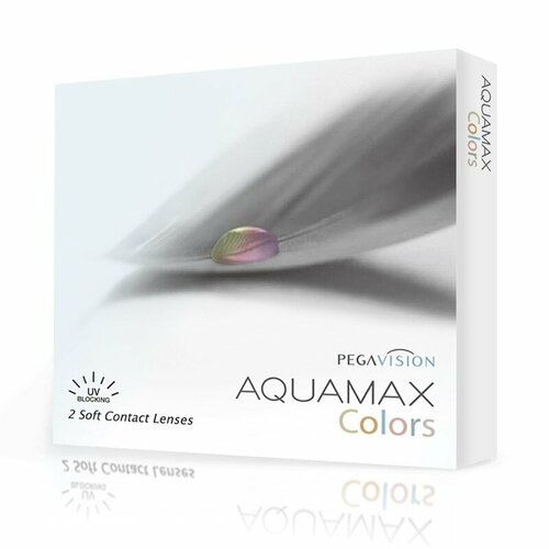 Контактные линзы Pegavision Aquamax Colors, 2 шт., R 8,6, D -5,5, gray, 1 уп. фото, описание