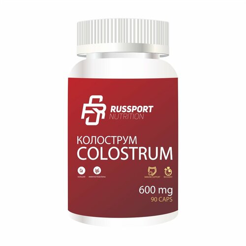 Колострум RS Nutrition Colostrum 600 mg 90 капсул для иммунитета фото, описание