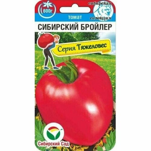 Семена Томат Сибирский бройлер (низкорослый) (раннеспелый) (Сибирский Сад) 20шт фото, описание