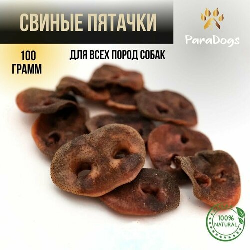 Лакомство для собак / Свиные пятачки сушеные 100 грамм фото, описание