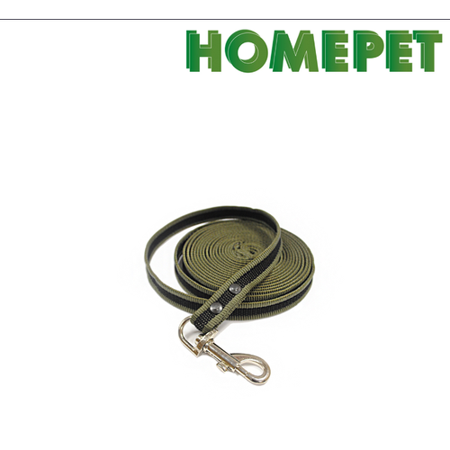 Поводок для собак с ручкой и карабином HOMEPET 18 ммх3 м фото, описание