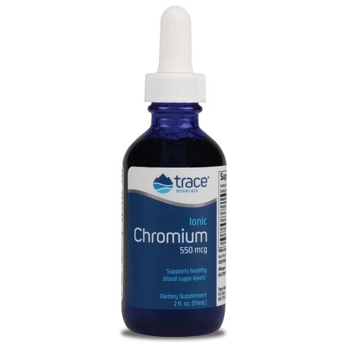 Trace Mineral Ionic Chromium 550 mcg 59 ml фото, описание