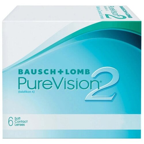 Контактные линзы Bausch & Lomb PureVision 2 HD., 6 шт., R 8,6, D -0,75 фото, описание