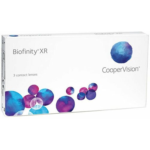 Контактные линзы CooperVision Biofinity XR, 3 шт., R 8,6, D +8,5, прозрачный, 1 уп. фото, описание