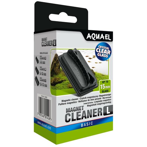 Стеклоочиститель магнитный AQUAEL MAGNET CLEANER L, тонущий, (S = 10 - 15 мм) фото, описание