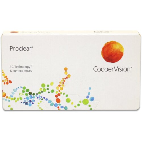 Контактные линзы CooperVision Proclear.., 6 шт., R 8,6, D +2,75, прозрачные, 1 уп. фото, описание