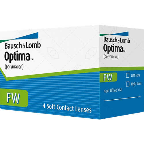 Контактные линзы Bausch & Lomb Optima FW, 4 шт., R 8,7, D +1 фото, описание