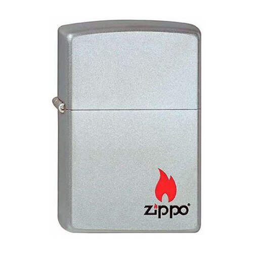 Оригинальная бензиновая зажигалка ZIPPO Classic 205 ZIPPO с покрытием Satin Chrome фото, описание