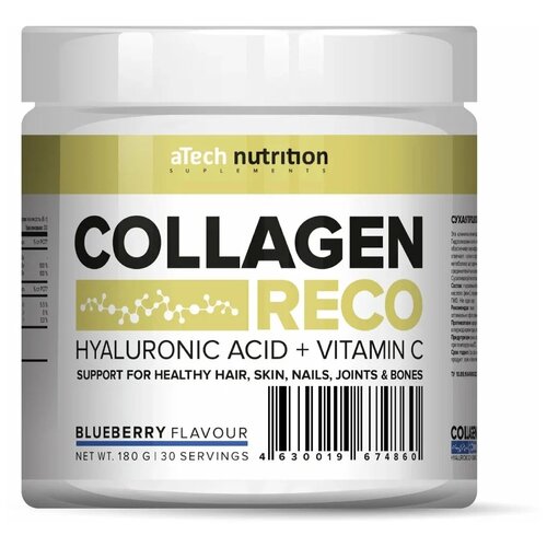 Collagen Reco пор., 180 г, черника фото, описание