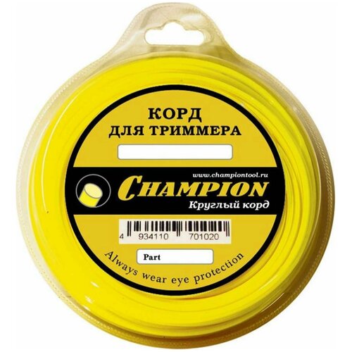 фото Леска CHAMPION Round 4.0мм* 95м (круглый), купить онлайн за 1800 рубл.