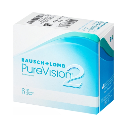 Контактные линзы Bausch & Lomb PureVision 2 HD., 6 шт., R 8,6, D +5 фото, описание