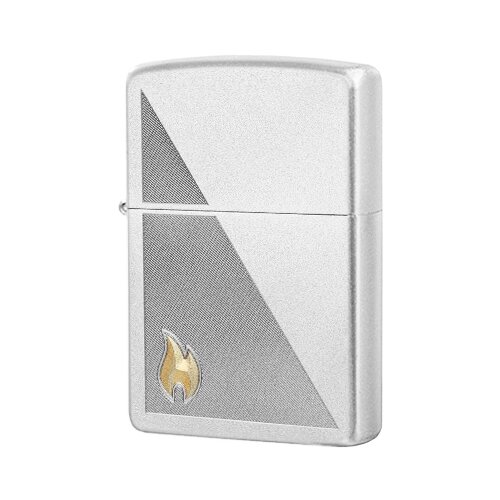 Zippo Classic зажигалка бензиновая Satin Chrome 56.7 г фото, описание