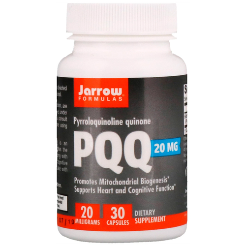 Капсулы Jarrow Formulas PQQ (пирролохинолинхинон), 30 г, 20 мг, 30 шт. фото, описание