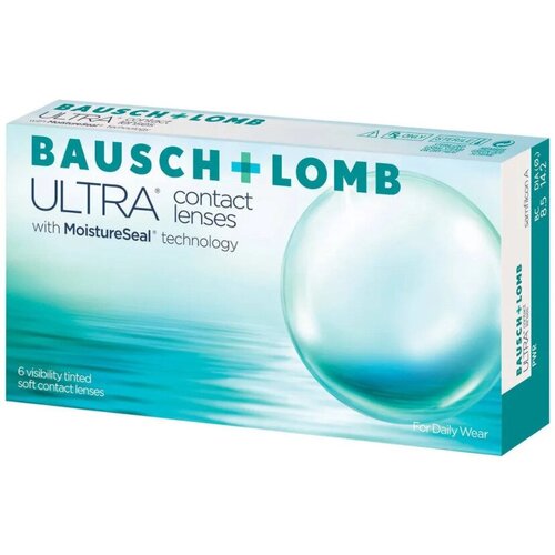 Контактные линзы Bausch & Lomb Ultra, 6 шт., R 8,5, D -4,5, 1 уп. фото, описание