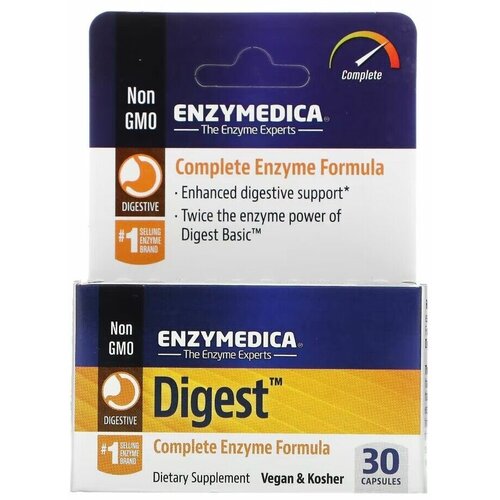 Enzymedica Digest Complete (ферменты), 30 растительных капсул фото, описание