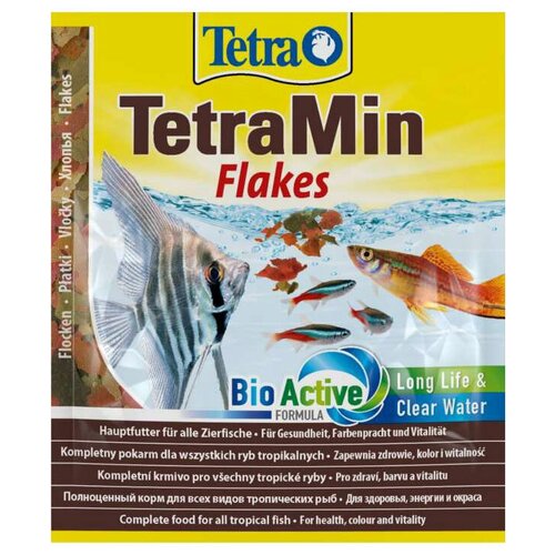 Сухой корм  для  рыб Tetra TetraMin flakes, 12 г фото, описание