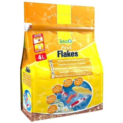 для  рыб Tetra Pond Flakes, 4 л, 800 г фото, описание