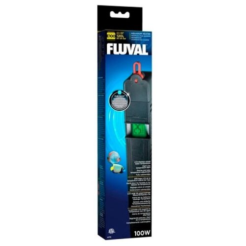 Цилиндрический нагреватель Fluval Fluval E100 100 Вт 100 – 150 л фото, описание