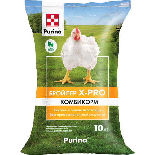 Комбикорм бройлер Гроуэр Purina® X-PRO 10кг. фото, описание