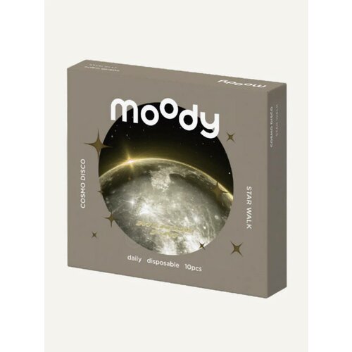 Контактные линзы Moody Cosmo Disco, 10 шт., R 8,5, D -3,25, star walk, 1 уп. фото, описание