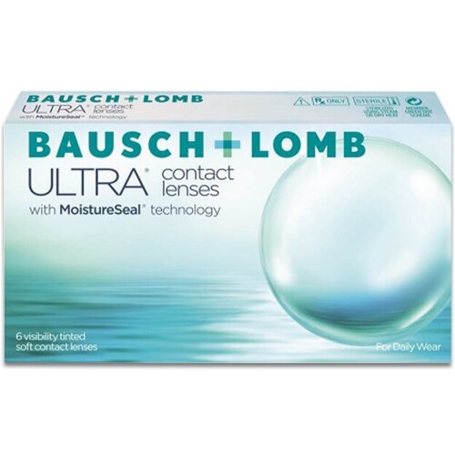 Контактные линзы Bausch & Lomb Ultra, 6 шт., R 8,5, D -0,75, 1 уп. фото, описание