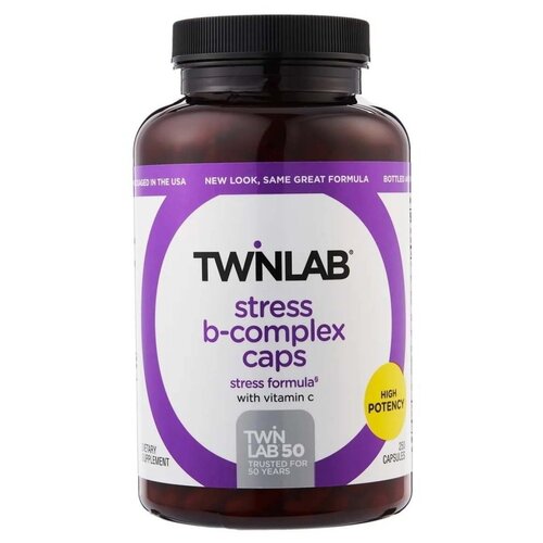 фото Twinlab Stress B-Complex капс., 310 г, 250 шт., купить онлайн за 5530 рубл.