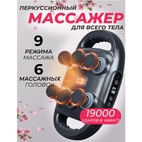 Перкуссионный массажер для мышц Muscle Massage Gun фото, описание