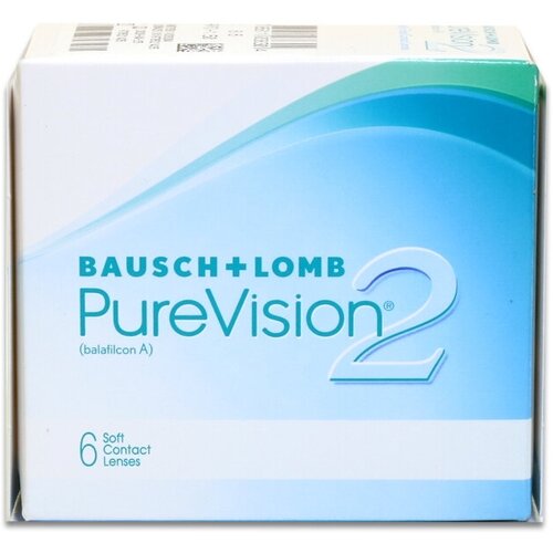 Контактные линзы Bausch & Lomb PureVision 2 HD., 6 шт., R 8,6, D +3 фото, описание