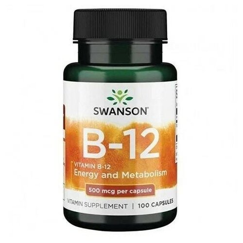 фото Vitamin B-12, 500 мкг, 90 г, 100 шт., купить онлайн за 537 рубл.