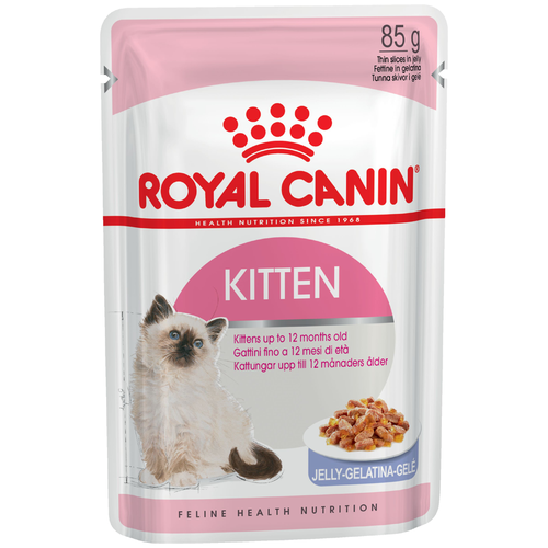 корм для котят Royal Canin Kitten Instinctive 8 шт. х 85 г (кусочки в желе) фото, описание