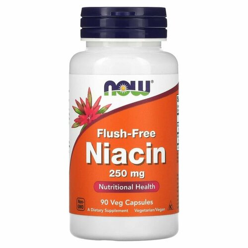 Now Niacin Flush-Free 250 mg 90 капс. фото, описание