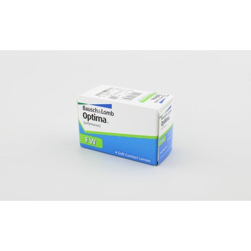 Контактные линзы Bausch & Lomb Optima FW, 4 шт., R 8,7, D -6 фото, описание