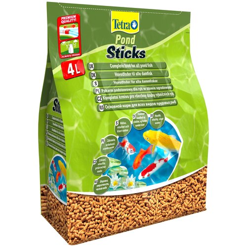 Сухой корм  для  рыб Tetra Pond Sticks, 4 л, 450 г фото, описание