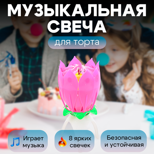 Свеча для торта музыкальная 