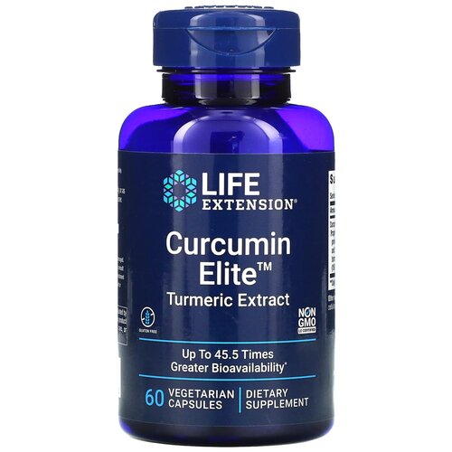 Капсулы Life Extension Curcumin Elite, 90 г, 60 шт. фото, описание