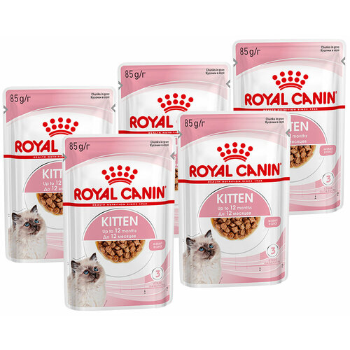 ROYAL CANIN KITTEN для котят в соусе пауч 85 гр 85 гр х 5 шт фото, описание