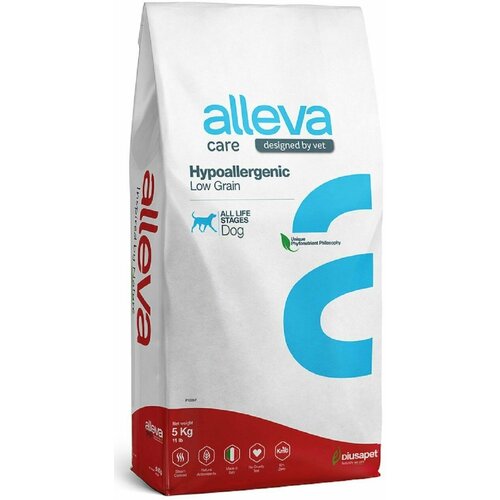 Сухой корм Alleva Care Dog Adult Hypoallergenic Low Grain / Аллева Кэр Гипоаллергенный низкозерновой, для взрослых собак всех пород, 5 кг фото, описание