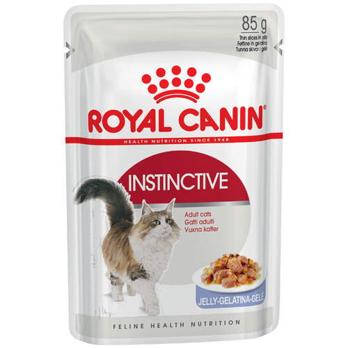 Влажный корм для кошек Royal Canin Instinctive 2 шт. х 85 г (кусочки в желе) фото, описание