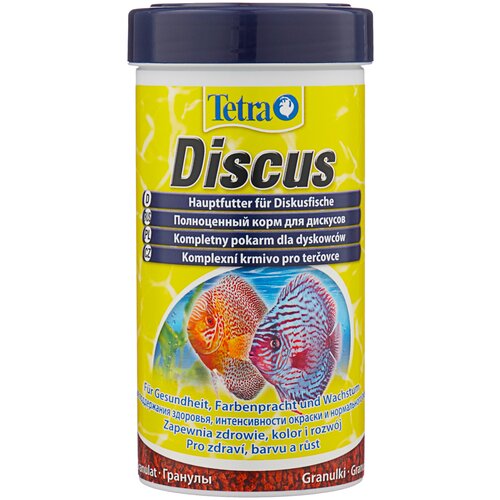 Сухой корм  для  рыб Tetra Discus Granules, 250 мл, 75 г фото, описание